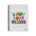 Cuaderno A5 Mooving Colors Tapa Dura Con Espiral X80H R 120